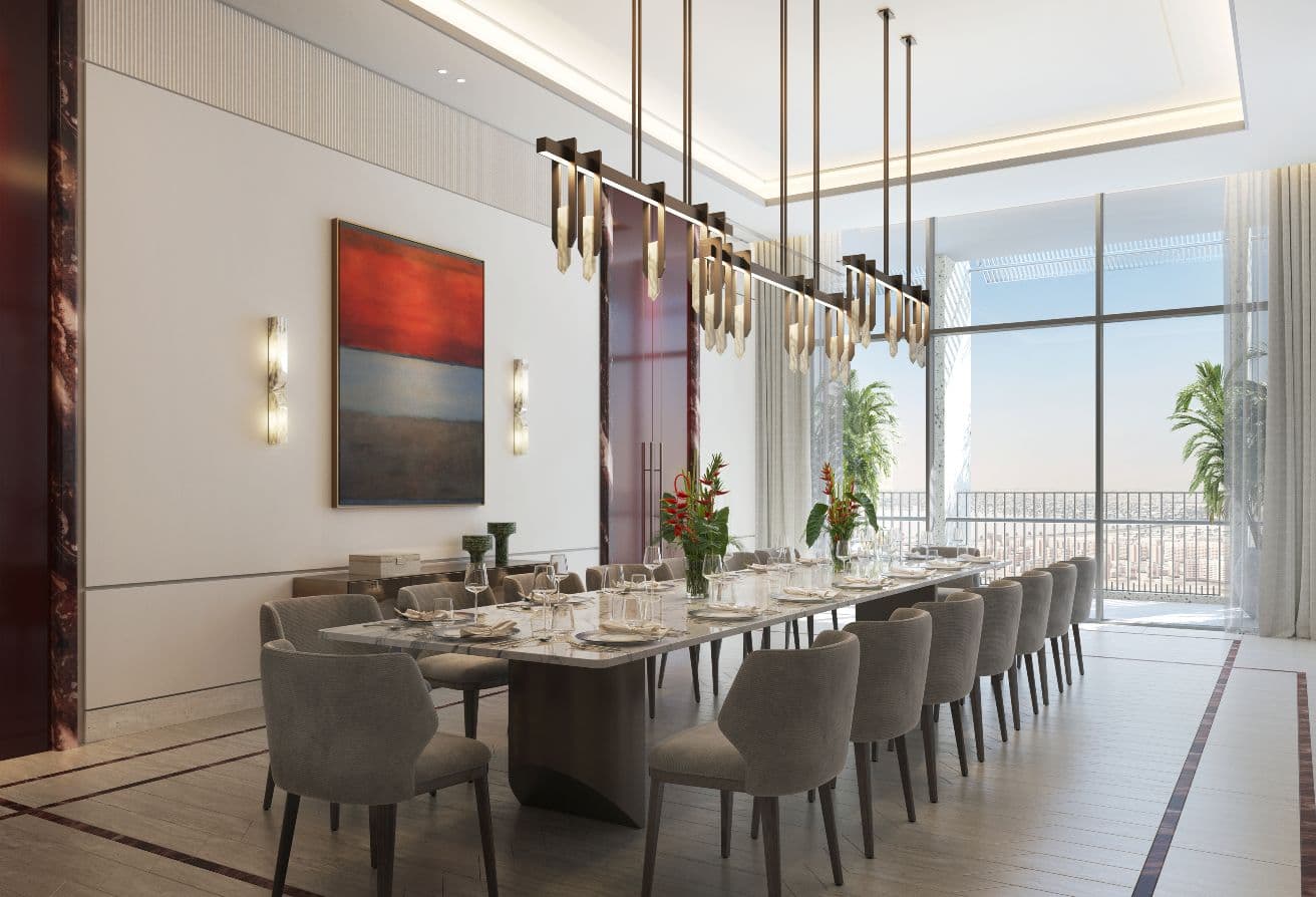 4-Bed Sky-High Residence | DIFC Views gallery 3