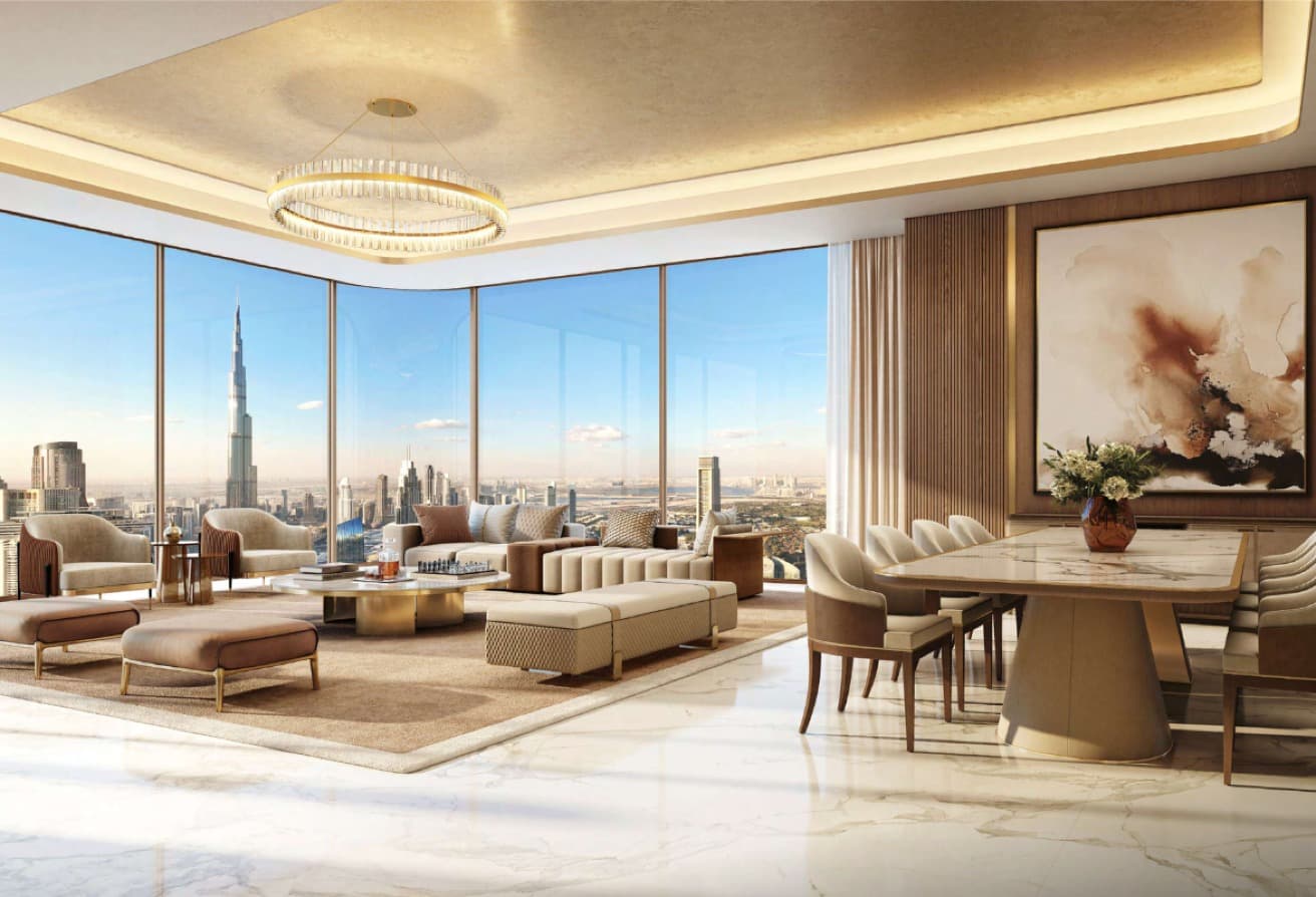 Branded 2BR | High Floor | Sea View | Trump Tower gallery 1