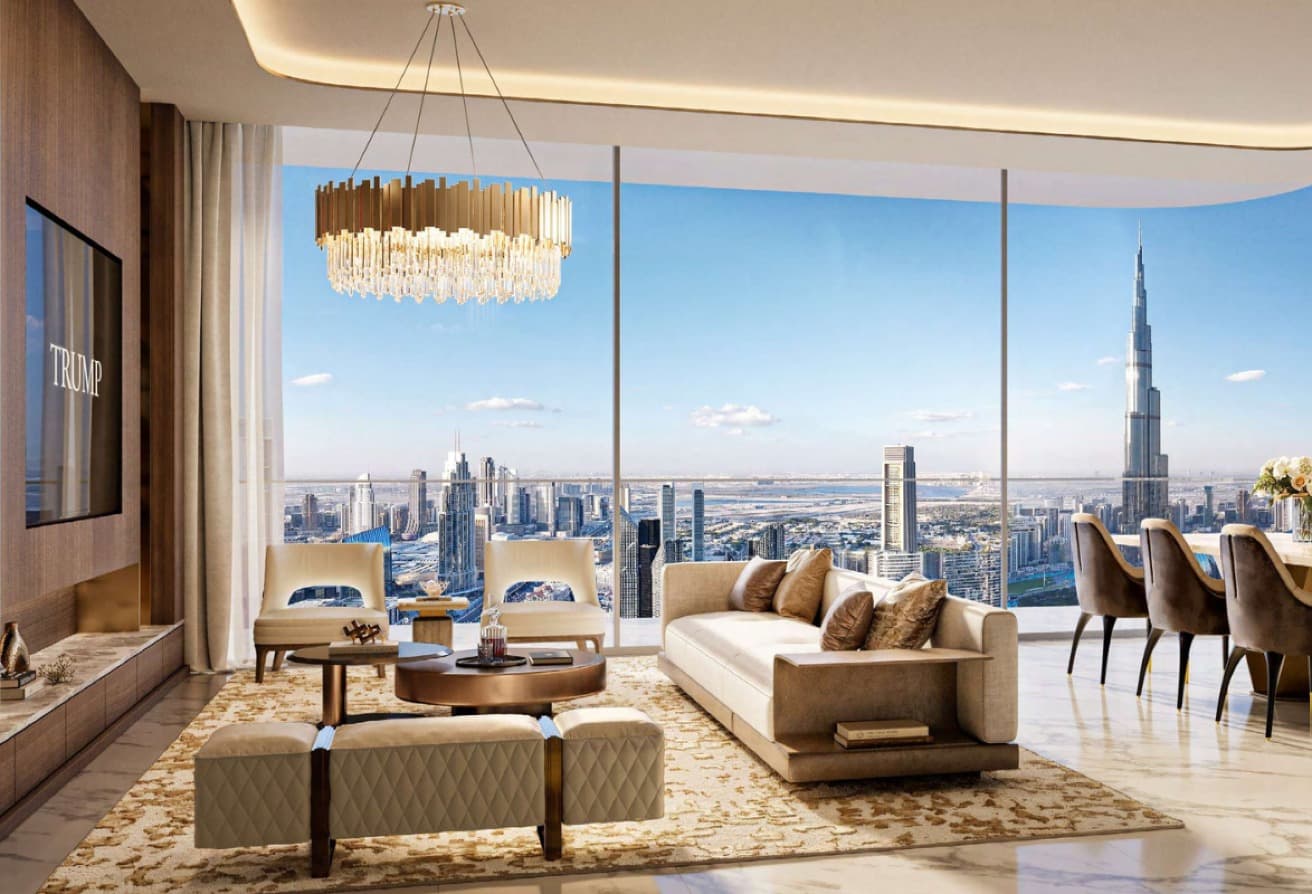 Branded 2BR | High Floor | Sea View | Trump Tower gallery 2