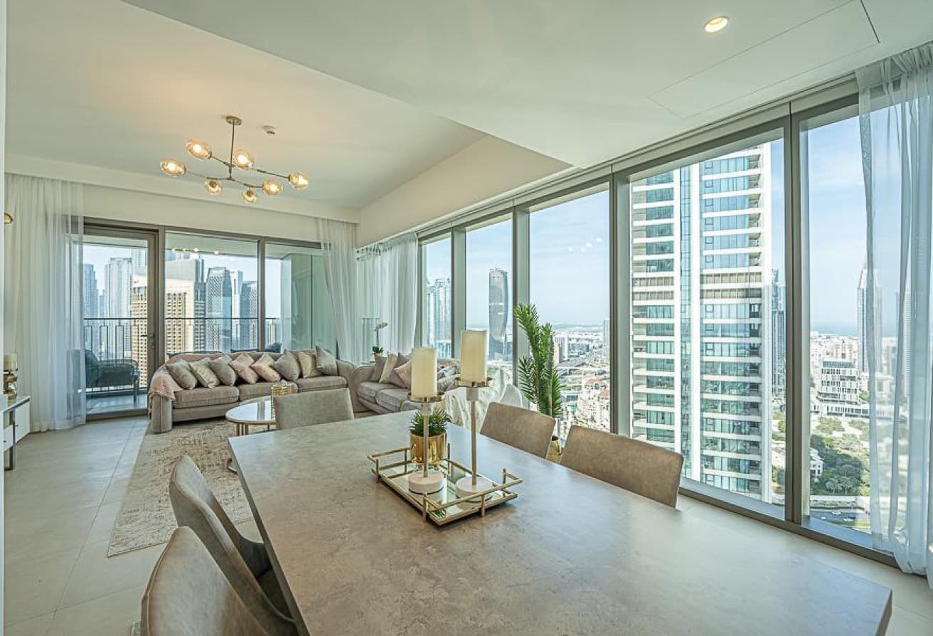 Corner Unit | Post Handover Plan | Full Burj View المعرض 3